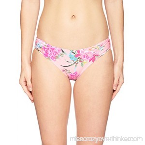 Betsey Johnson Womens Swimwear Women's Midnight Garden Hipster Bikini Bottom Pink Multi B0751R9NJB